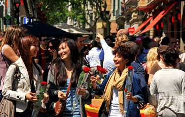 Sant Jordi Festival (April 23rd)