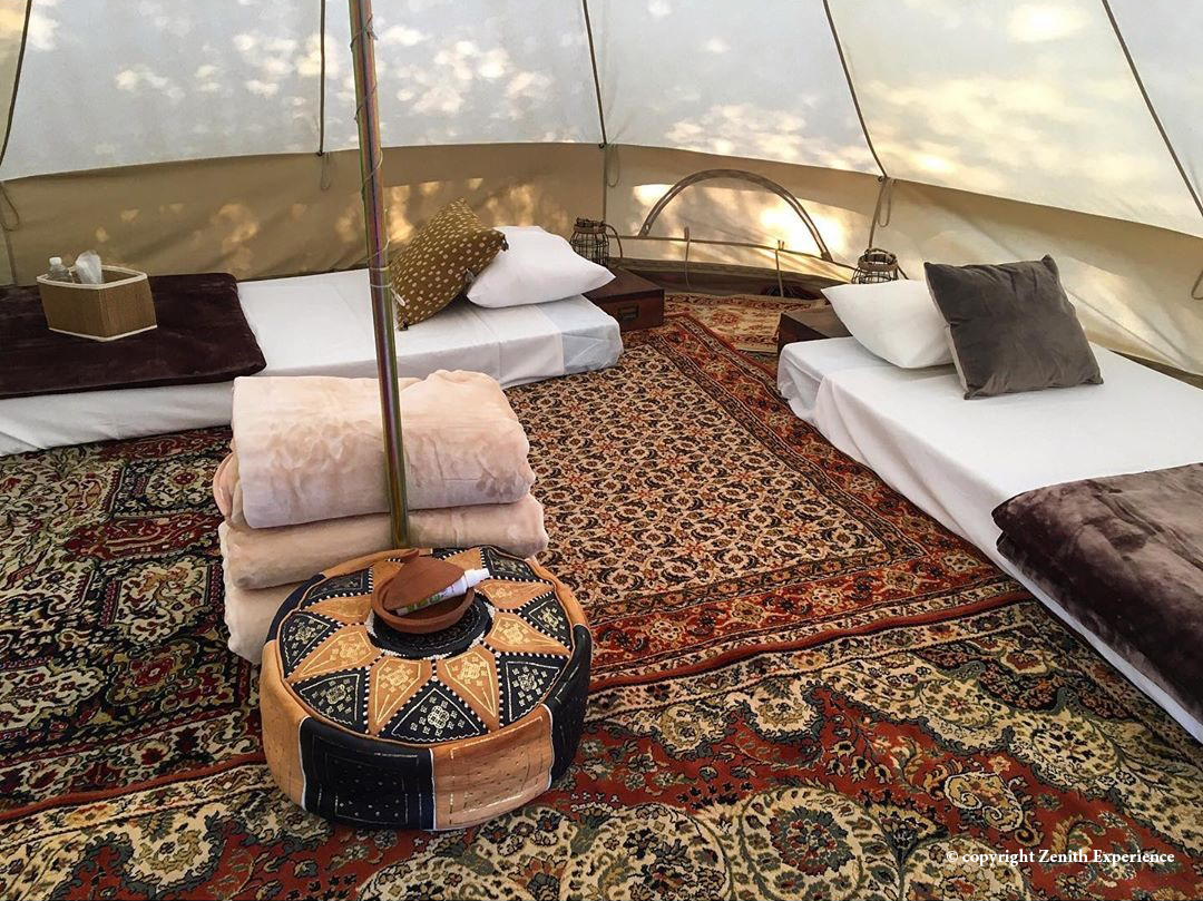 Glamping in the vinyeards