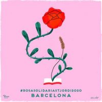 Rosa solidària Sant Jordi 2020